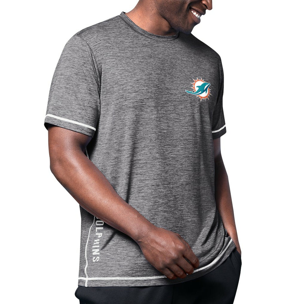 Miami Dolphins MSX by Michael Strahan Motion Space-Dye T-Shirt - Black on sale
