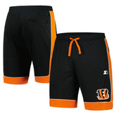 Cincinnati Bengals Starter Fan Favorite Fashion Shorts - Black/Orange sale