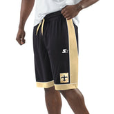 New Orleans Saints Starter Vintage Fan Favorite Shorts - Black/Gold outlet