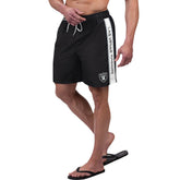 Las Vegas Raiders G-III Sports by Carl Banks Streamline Volley Swim Shorts - Black for sale