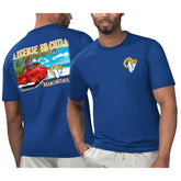 Los Angeles Rams Margaritaville Licensed to Chill T-Shirt - Royal sale