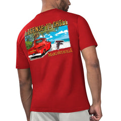 Atlanta Falcons Margaritaville Licensed to Chill T-Shirt - Red for sale