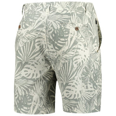 Cleveland Browns Margaritaville Sandwashed Monstera Print Amphib Shorts - Gray for sale