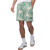 New York Jets Margaritaville Sandwashed Monstera Print Amphib Shorts - Green online