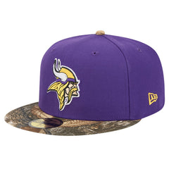 New Era Minnesota Vikings Purple Active Two-Tone Camo 59FIFTY Fitted Hat on sale