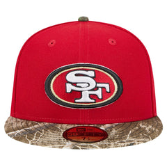 New Era San Francisco 49ers Scarlet Active Two-Tone Camo 59FIFTY Fitted Hat online