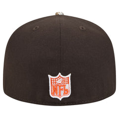 New Era Cleveland Browns Brown Active Two-Tone Camo 59FIFTY Fitted Hat for sale