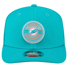Miami Dolphins New Era Adventure Patched 9SEVENTY Stretch-Snap Adjustable Hat - Aqua sale