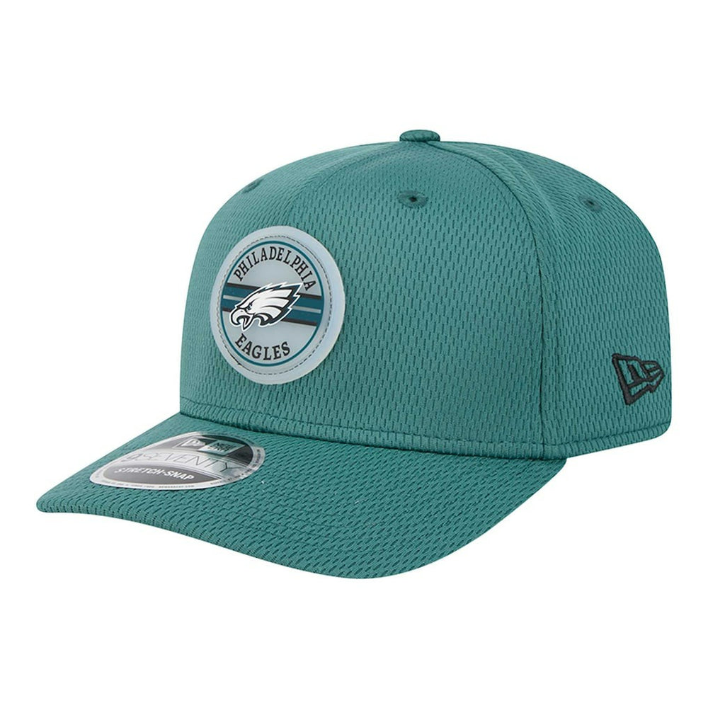 Philadelphia Eagles New Era Adventure Patched 9SEVENTY Stretch-Snap Adjustable Hat - Midnight Green discount