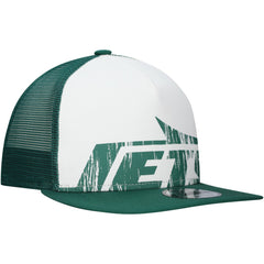 New Era New York Jets Distressed 9FIFTY A-Frame Snapback Hat - White/Green for sale