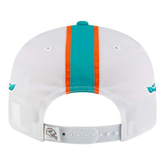Miami Dolphins New Era Helmet 9FIFTY Snapback Hat - White sale