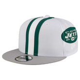 New York Jets New Era Throwback Helmet 9FIFTY Snapback Hat - White for sale