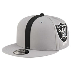 Las Vegas Raiders New Era Helmet 9FIFTY Snapback Hat - Gray discount