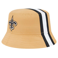 New Orleans Saints New Era Helmet Bucket Hat - Gold on sale