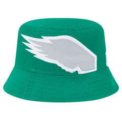 Philadelphia Eagles New Era Helmet Bucket Hat - Kelly Green cheap