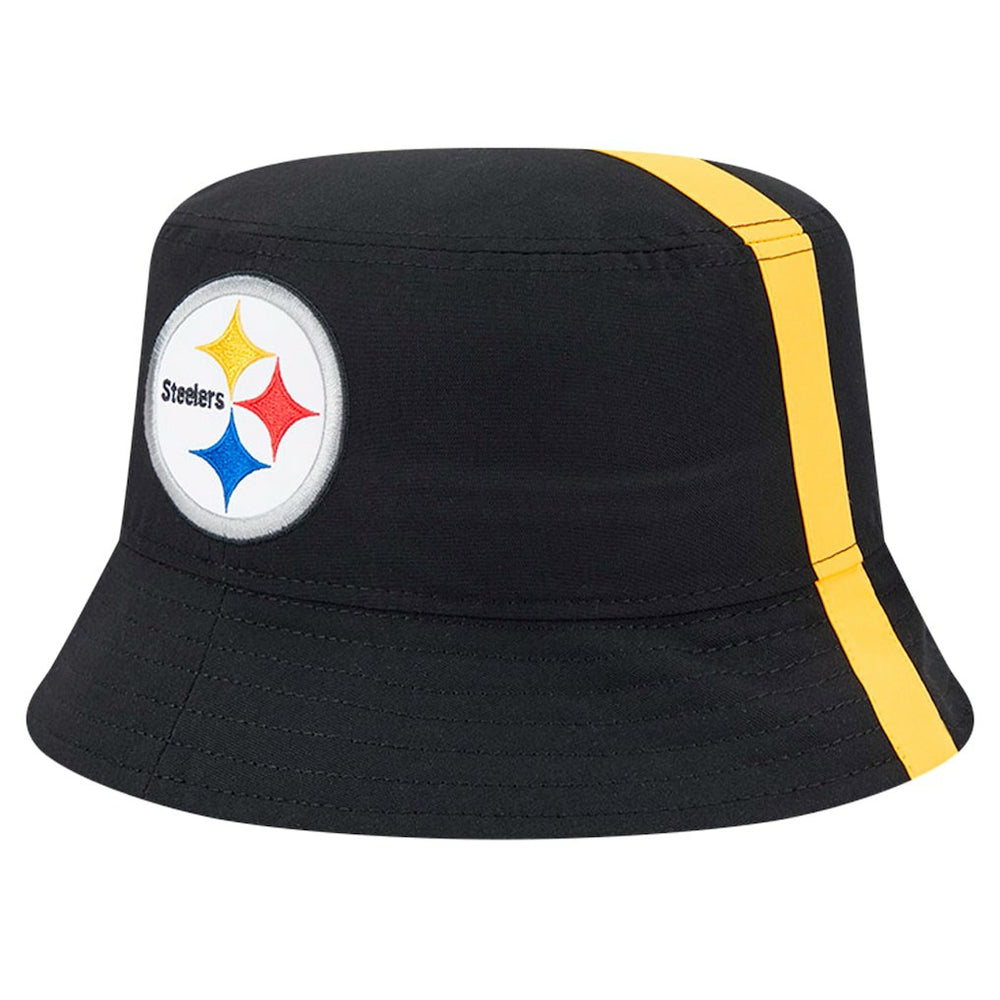 Pittsburgh Steelers New Era Helmet Bucket Hat - Black outlet