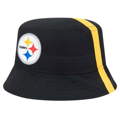 Pittsburgh Steelers New Era Helmet Bucket Hat - Black outlet