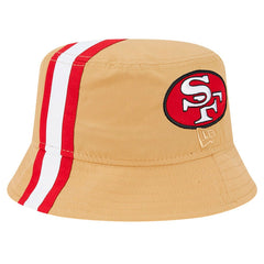 San Francisco 49ers New Era Helmet Bucket Hat - Gold for sale