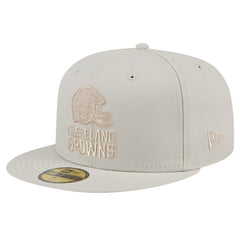 Cleveland Browns New Era Color Pack 59FIFTY Fitted Hat - Stone sale