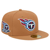 Tennessee Titans New Era Color Pack 59FIFTY Fitted Hat with Side Patch - Tan cheap