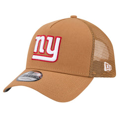 New York Giants New Era Color Pack A-Frame Trucker 9FORTY Adjustable Hat - Brown online