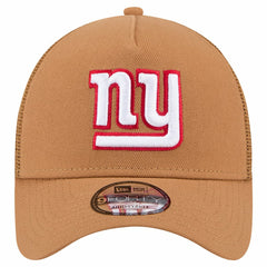New York Giants New Era Color Pack A-Frame Trucker 9FORTY Adjustable Hat - Brown online