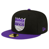 Sacramento Kings 2-Tone 59FIFTY Fitted Hat - Black/Purple for sale