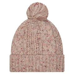 Miami Dolphins New Era Women's Trendy Tone Cuffed Knit Hat with Pom - Stone cheap
