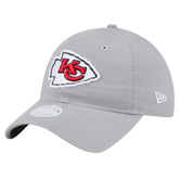Kansas City Chiefs New Era Women's Main 9TWENTY Adjustable Hat - Gray online