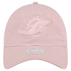 Miami Dolphins New Era Women's Main 9TWENTY Adjustable Hat - Light Pink outlet