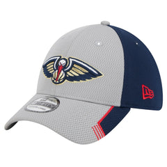 New Orleans Pelicans Active Trim 39THIRTY Flex Hat - Gray/Navy cheap