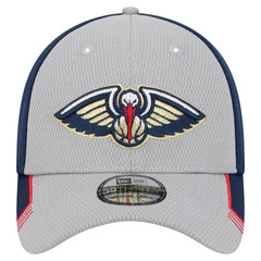 New Orleans Pelicans Active Trim 39THIRTY Flex Hat - Gray/Navy cheap