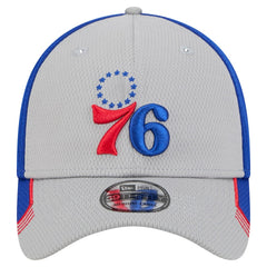 Philadelphia 76ers Active Trim 39THIRTY Flex Hat - Gray/Royal outlet