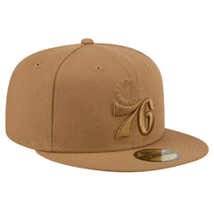 Philadelphia 76ers 59FIFTY Fitted Hat - Tan outlet