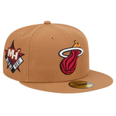 Miami Heat Color Pack 59FIFTY Fitted Hat - Tan cheap