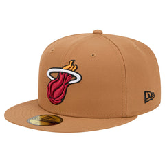 Miami Heat Color Pack 59FIFTY Fitted Hat - Tan cheap
