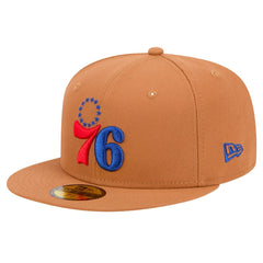Philadelphia 76ers Color Pack 59FIFTY Fitted Hat - Tan online