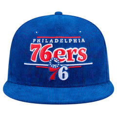 Philadelphia 76ers Throwback Display Corduroy 9FIFTY Snapback Hat - Royal cheap