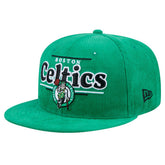 Boston Celtics Throwback Display Corduroy 9FIFTY Snapback Hat - Kelly Green on sale