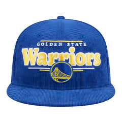 Golden State Warriors Throwback Display Corduroy 9FIFTY Snapback Hat sale - Royal discount