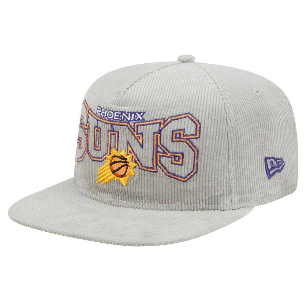 Phoenix Suns Throwback Corduroy Golfer Snapback Hat - Gray sale