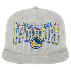 Golden State Warriors Throwback Corduroy Golfer Snapback Hat sale - Gray on sale