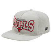 Chicago Bulls Throwback Corduroy Golfer Snapback Hat - Gray cheap