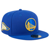 Golden State Warriors Throwback Pennant 59FIFTY Fitted Hat sale - Royal shop