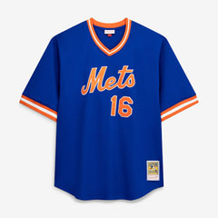 Dwight Gooden New York Mets Profile Big & Tall Cooperstown Collection Mesh Batting Practice Jersey Royal