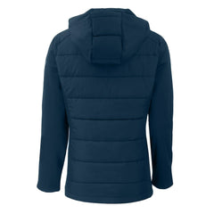 Los Angeles Chargers Cutter & Buck Women's Evoke PrimaLoft Hybrid Eco Softshell Recycled Full-Zip Hooded Jacket - Navy online