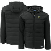 Green Bay Packers Cutter & Buck Evoke PrimaLoft Hybrid Eco Softshell Recycled Full-Zip Hooded Jacket - Black online