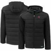 Tampa Bay Buccaneers Cutter & Buck Evoke PrimaLoft Hybrid Eco Softshell Recycled Full-Zip Hooded Jacket - Black discount