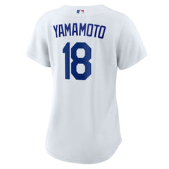 Yoshinobu Yamamoto Los Angeles Dodgers Women's Home Replica Player Jersey White