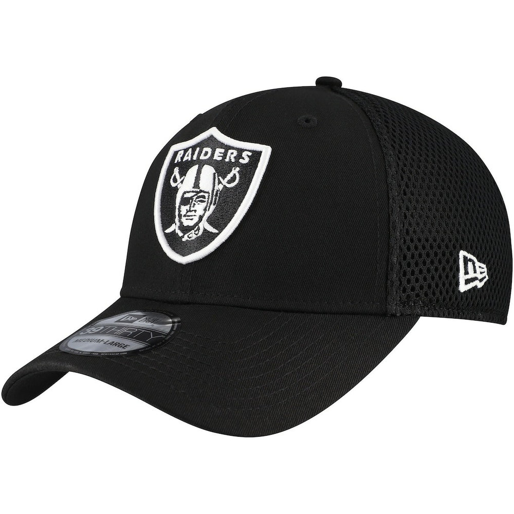 New Era Las Vegas Raiders Black Main Neo 39THIRTY Flex Hat on sale